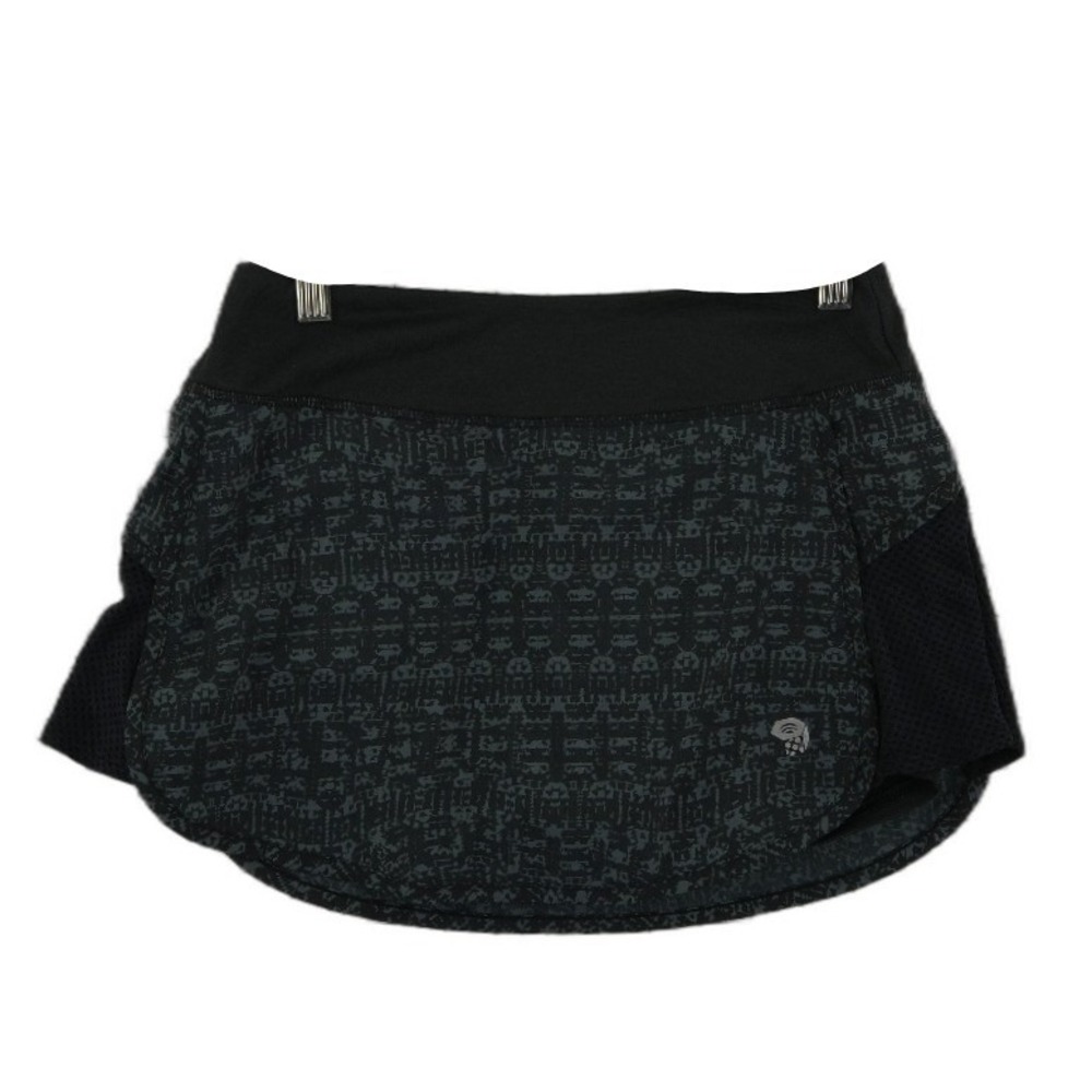 Mountain Hardwear Skort Women's Size XS Black Geometric Print Athletic Hiking